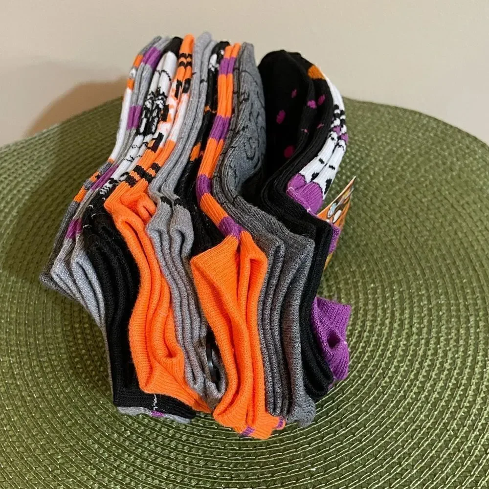 Disney Nightmare Before Christmas Halloween women’s socks set of 10 NWT